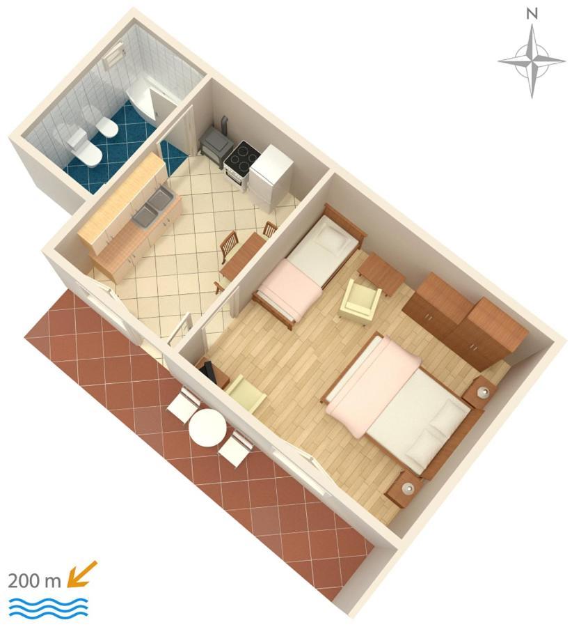 Apartments With A Parking Space Novi Vinodolski - 2423 Buitenkant foto